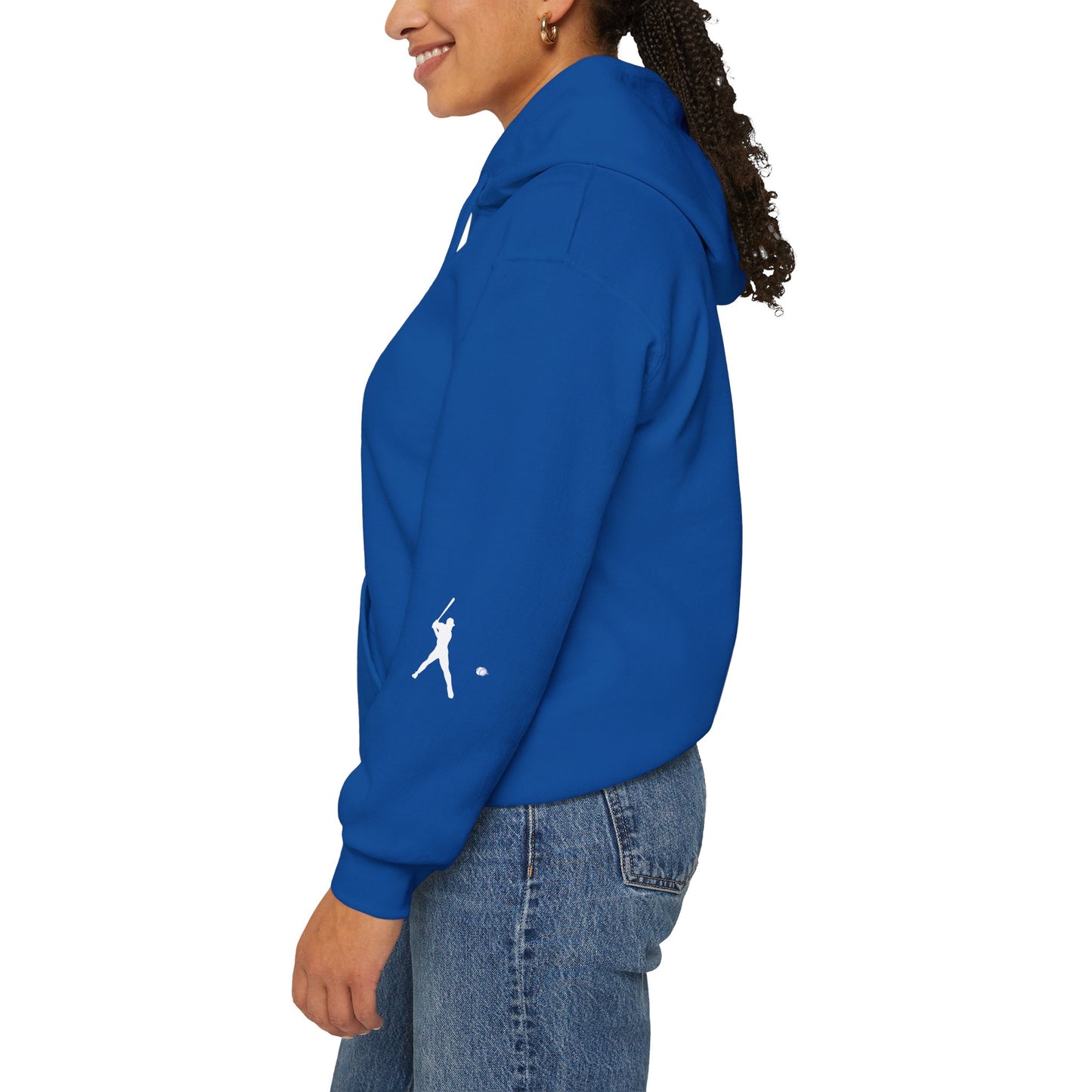 Sporty Unisex Baseball Hooded Sweatshirt, Casual Hoodie for Athletes, Perfect for Gifts, Comfy Streetwear, Ideal for Sports Events, Personal Use