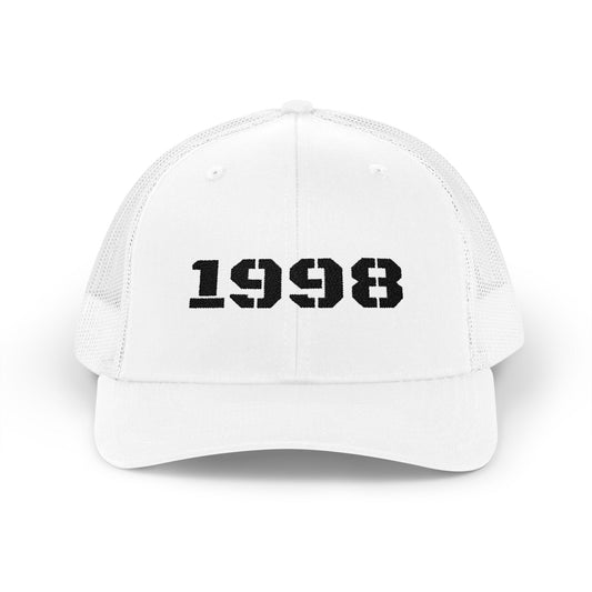 1998 Snapback Trucker Cap, Vintage Birthday Hat, Retro Fashion Accessory, Gift for Him or Her, Casual Style, Summer Essential