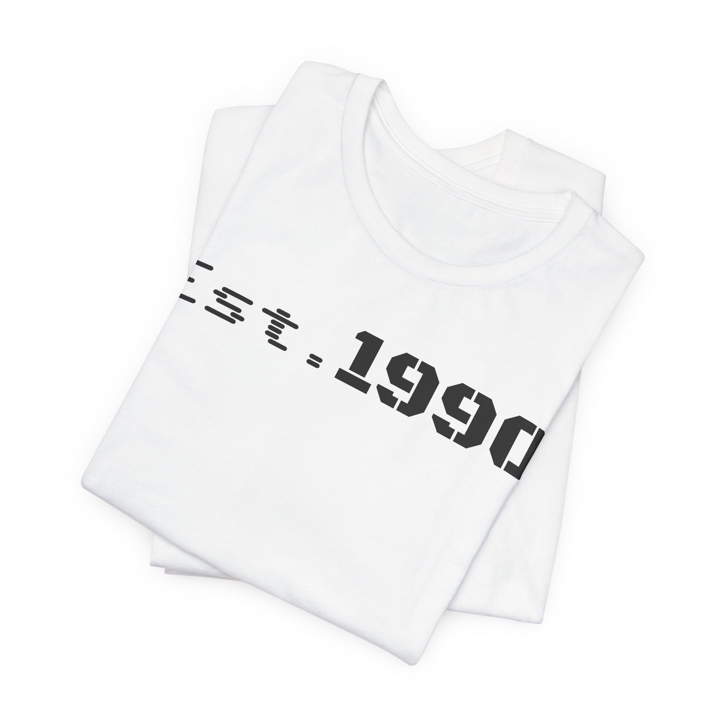 Unisex Est. 1990 Nostalgic Jersey Tee - Perfect Gift, Vintage Style, Retro Fashion, Birthday Celebration, Casual Wear
