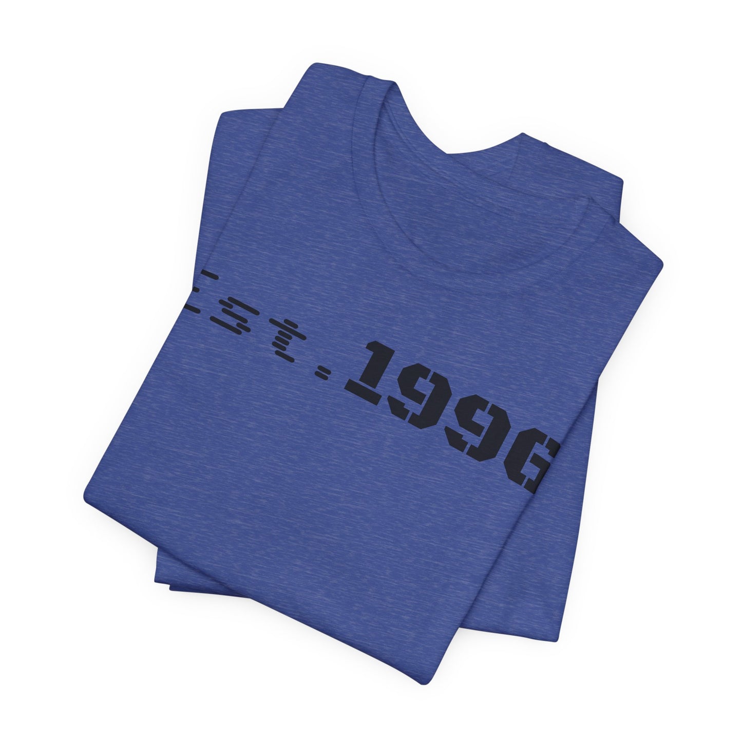 Unisex Jersey Tee - 'Est. 1996' Graphic Shirt, Birthday Gift, Casual Wear, Vintage Style, Retro Fashion, Gift for Him/Her