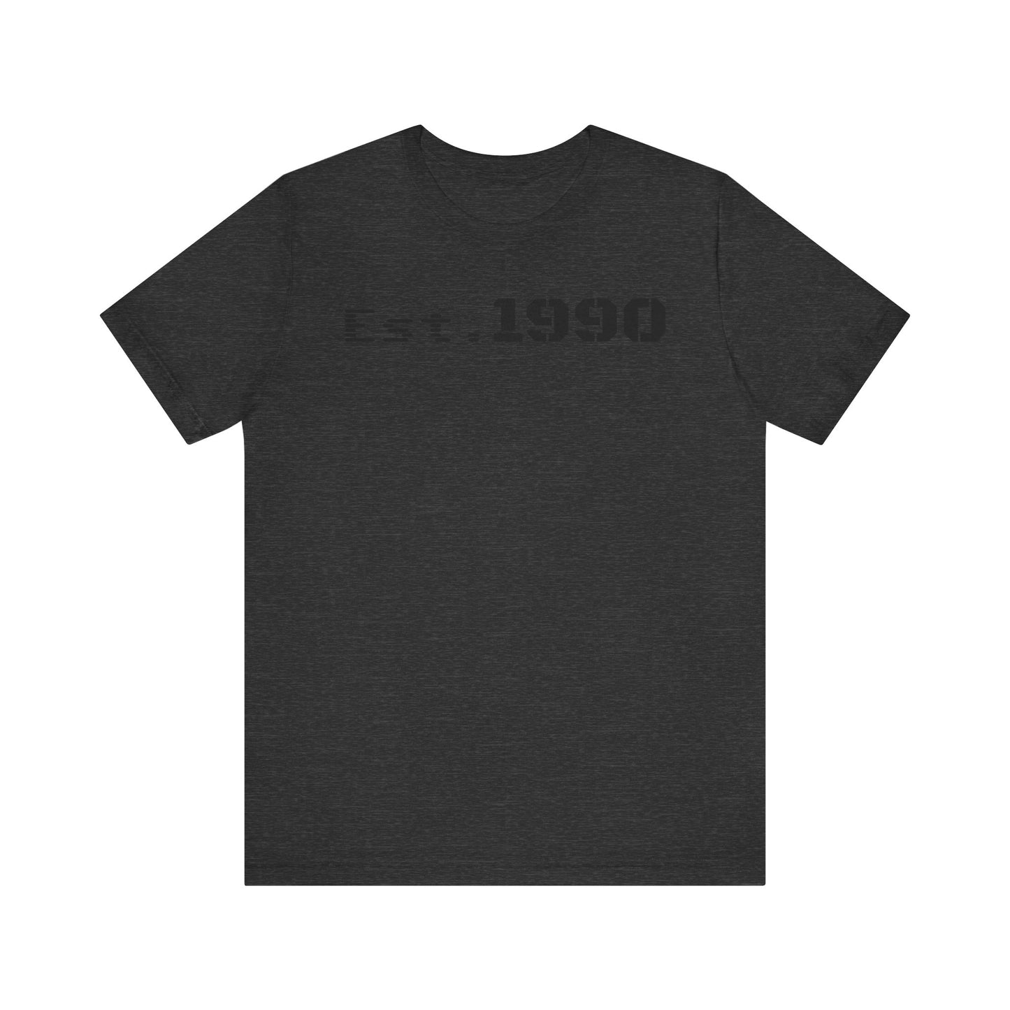 Unisex Est. 1990 Nostalgic Jersey Tee - Perfect Gift, Vintage Style, Retro Fashion, Birthday Celebration, Casual Wear