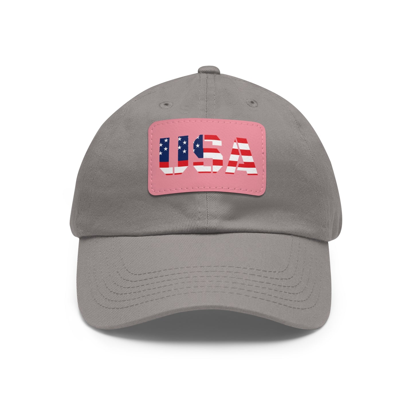 Dad Hat with USA Leather Patch