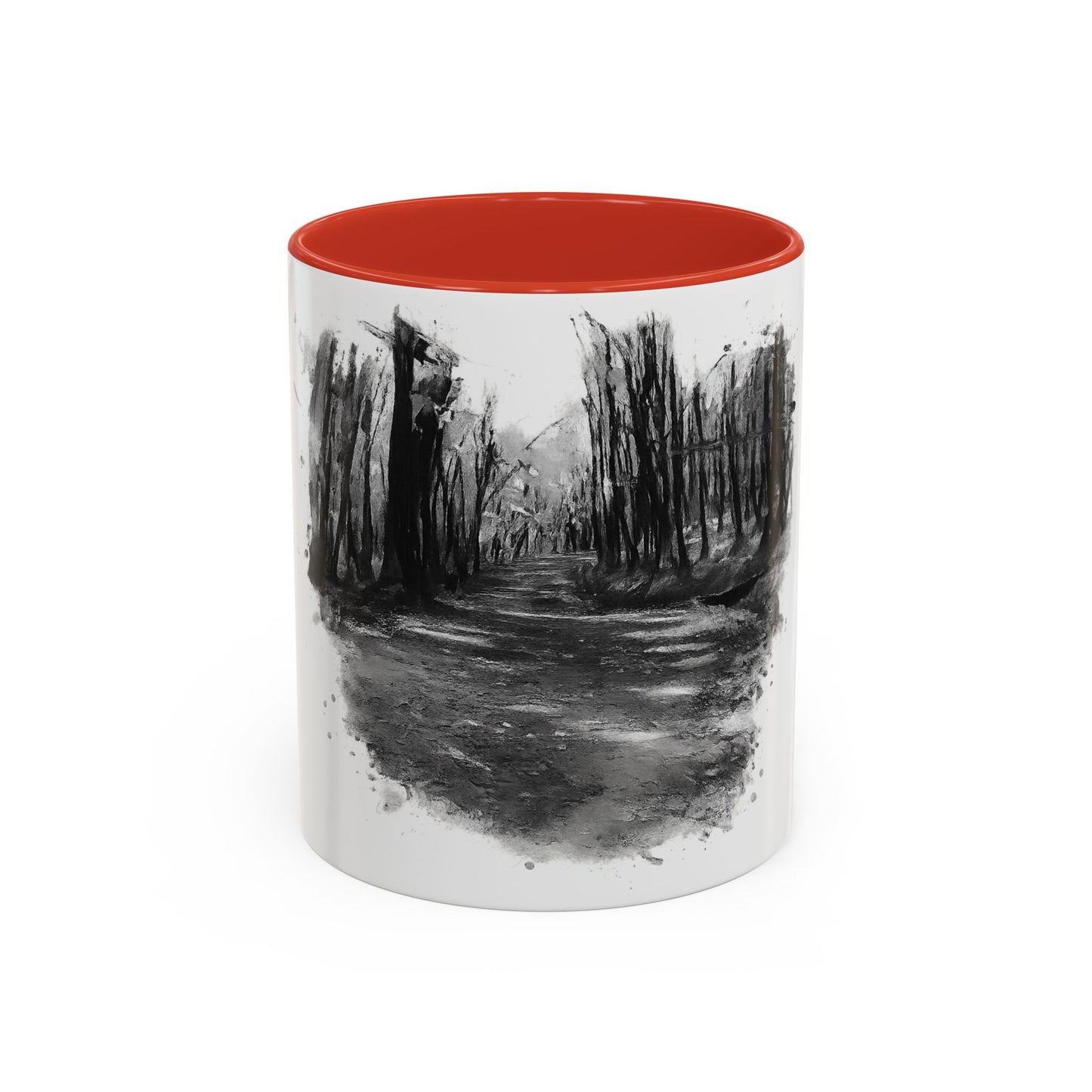 Moody Abstract Forest Coffee Mug | Unique Gift for Nature Lovers, Cozy Home Decor, Perfect for Coffee, Tea, and Hot Chocolate