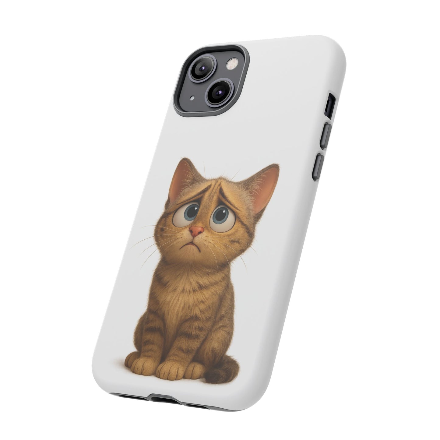 Cute Cat Phone Case, Funny Kitty Case, Animal Lover Gift, Cat Lover Accessory, Unique Cat Design Case, Pet Mom Gift