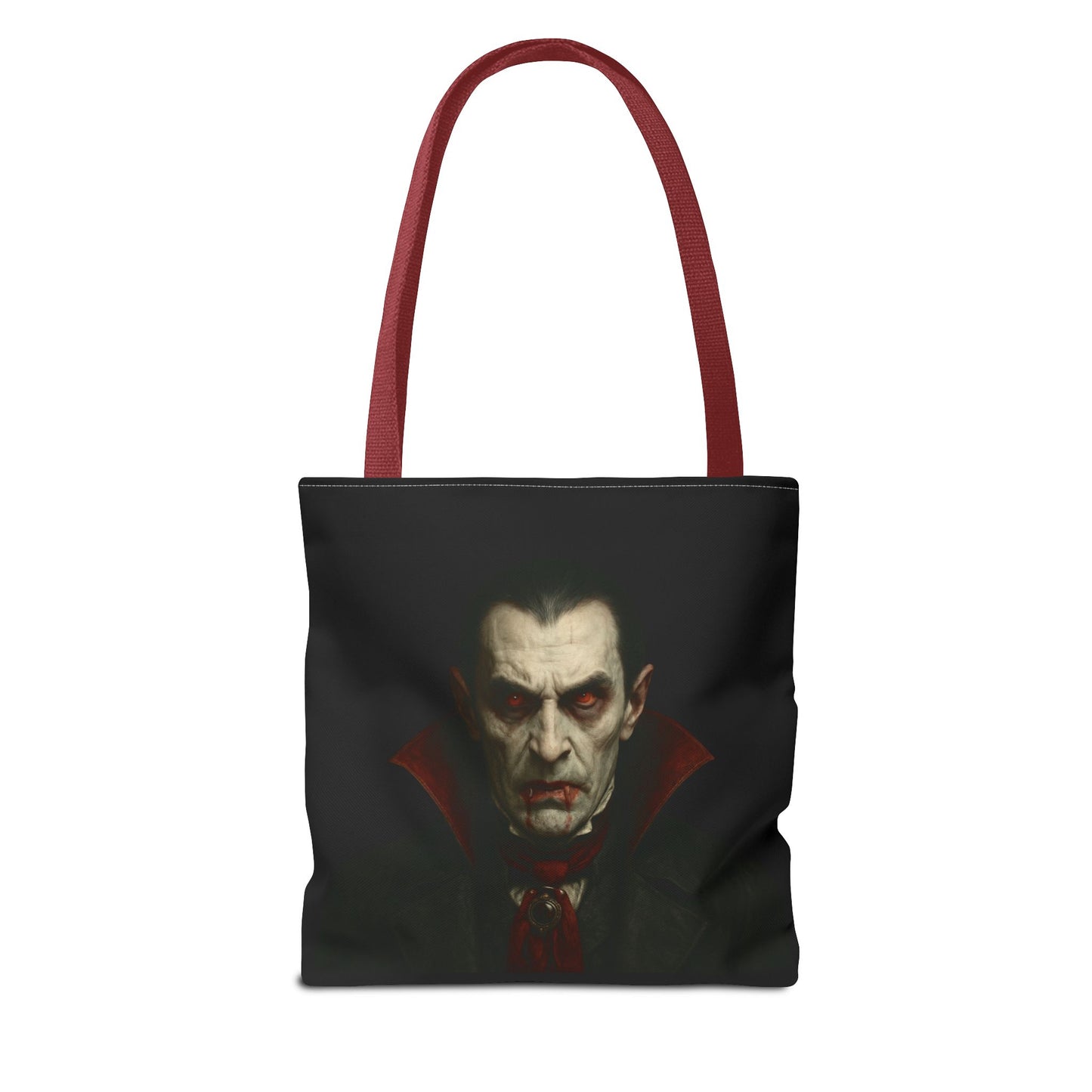 Vampire Haunted Tote Bag, Spooky Shopping Bag, Halloween Accessory, Gothic Style Handbag, Perfect for Halloween Parties, Unisex Tote
