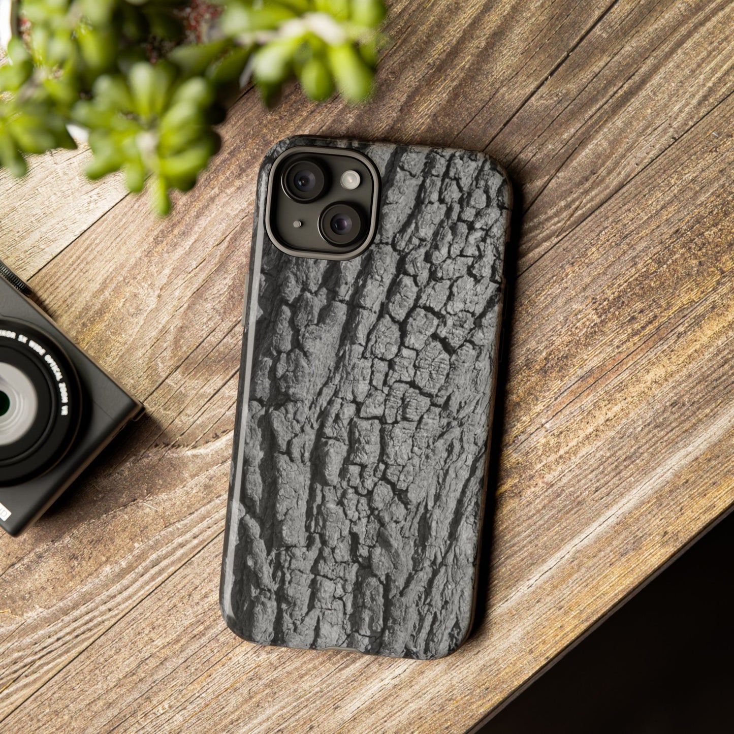 Rustic Bark Phone Case - Tough and Durable Protection