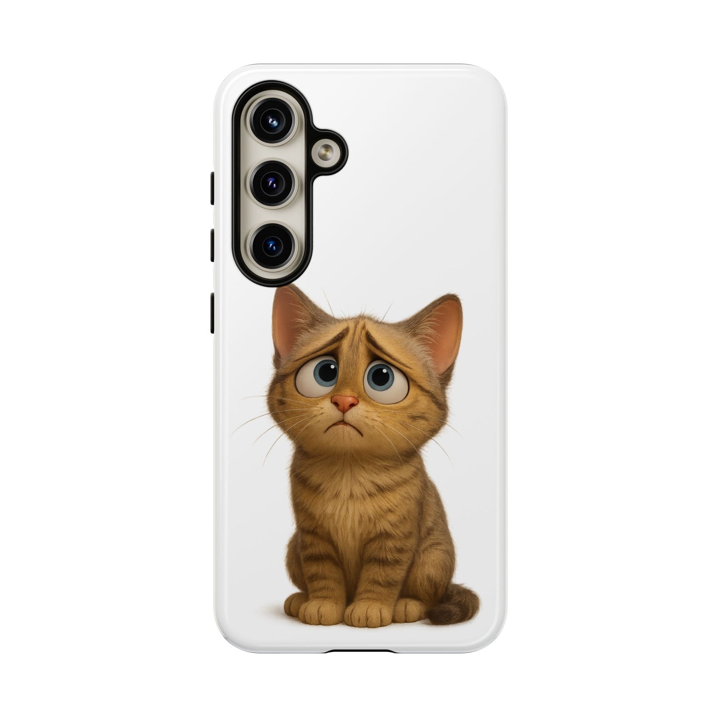 Cute Cat Phone Case, Funny Kitty Case, Animal Lover Gift, Cat Lover Accessory, Unique Cat Design Case, Pet Mom Gift
