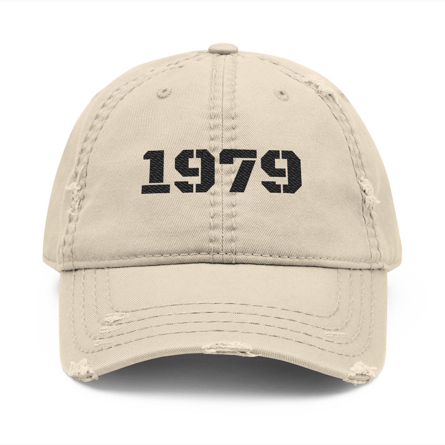 Vintage Distressed Dad Hat, 1979 Cap, Embroidered Baseball Cap, Gift for Dad, Casual Outfit Accessory, Summer Hat