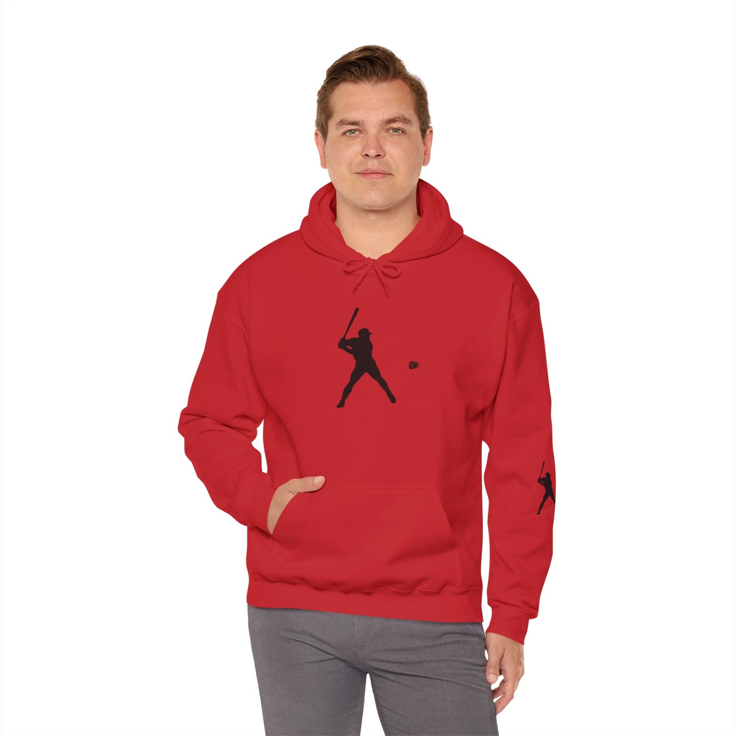 Baseball Themed Unisex Hoodie, Streetwear, Sports Fan Sweatshirt, Gift for Athletes, Casual Wear, Fall Fashion