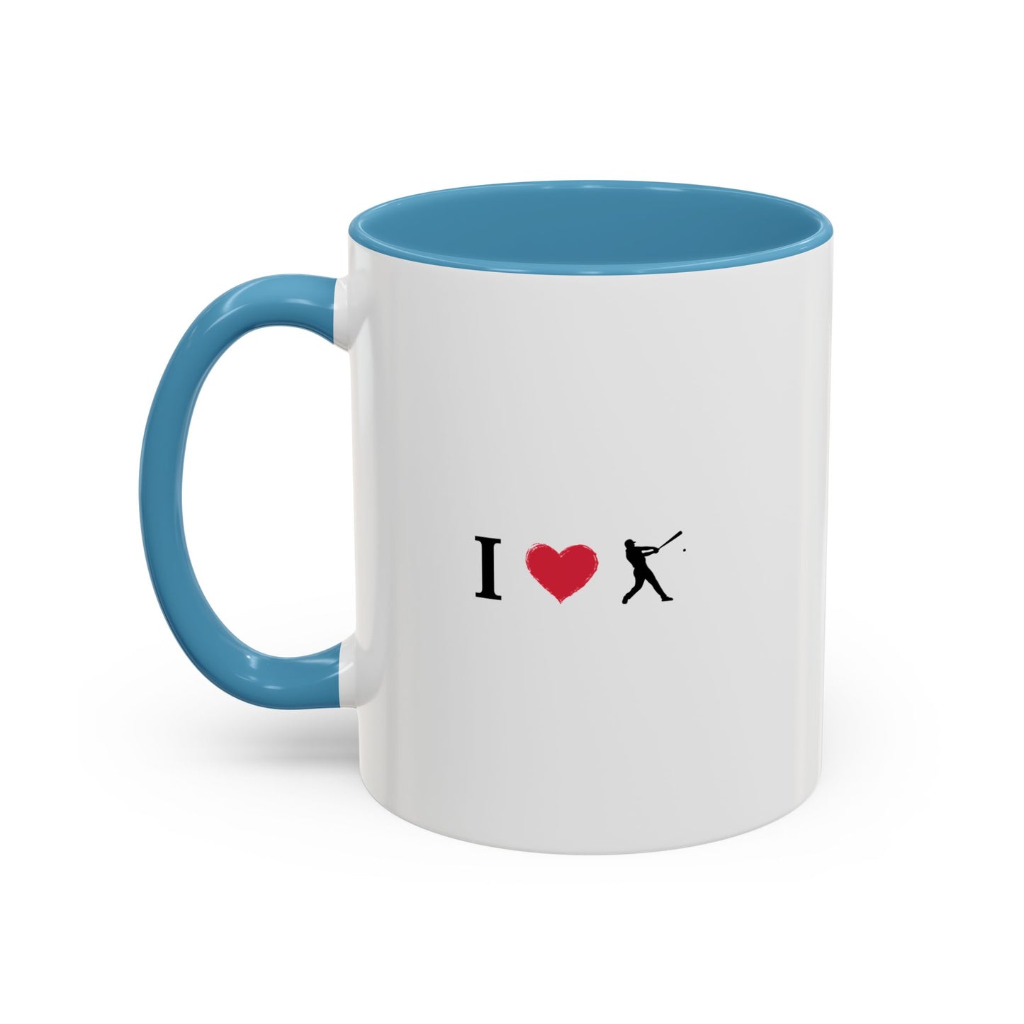 Baseball Love Accent Coffee Mug – Perfect Gift for Sports Fans, Home or Office Use, Great for Birthdays, Anniversaries, and Holidays