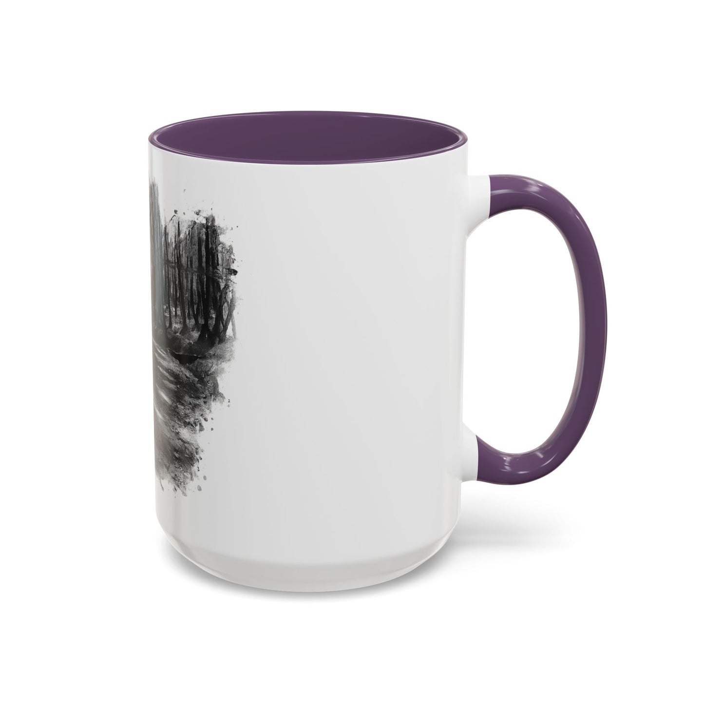 Moody Abstract Forest Coffee Mug | Unique Gift for Nature Lovers, Cozy Home Decor, Perfect for Coffee, Tea, and Hot Chocolate