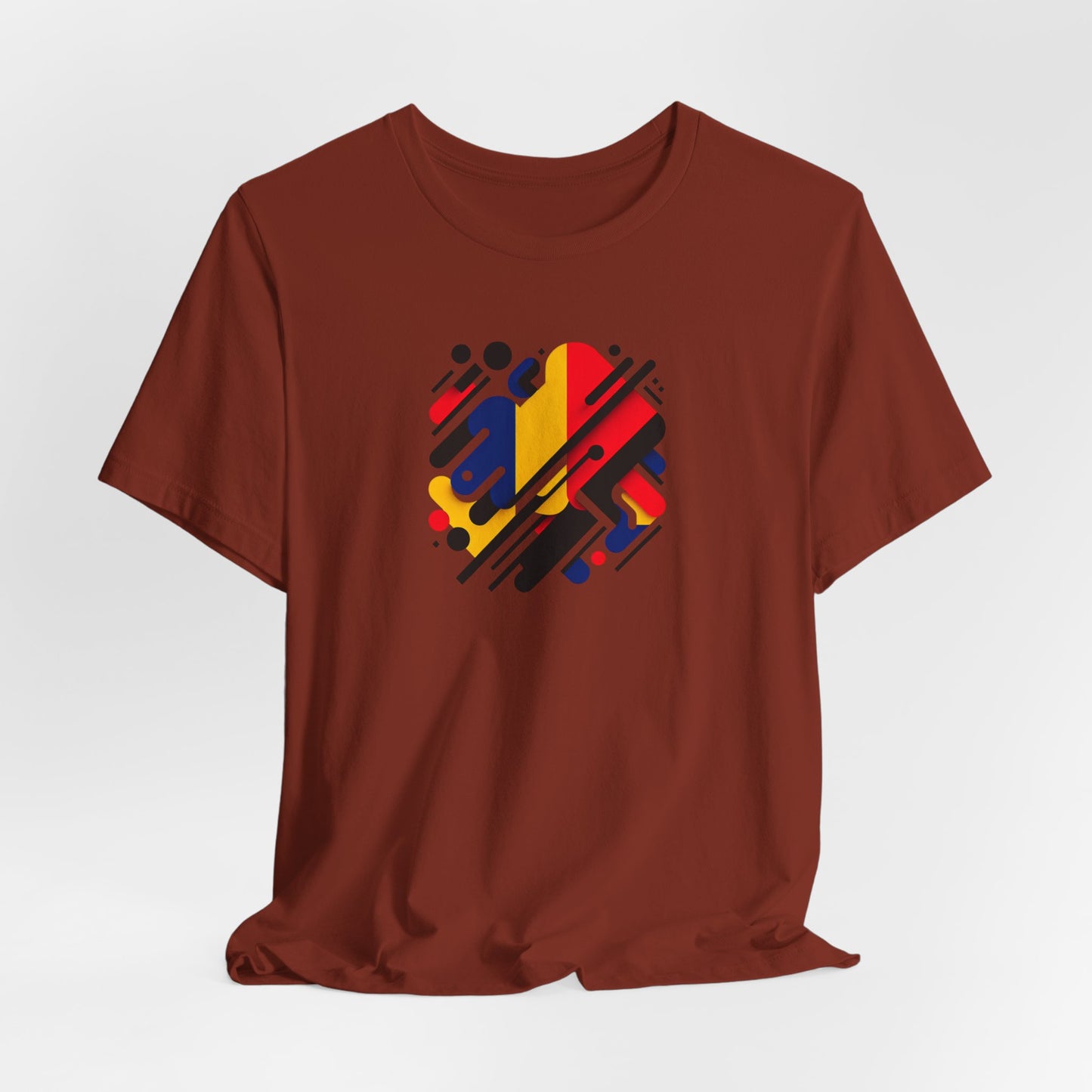 Artistic Heart Unisex Jersey Tee - Vibrant Graphic Tee, Casual Wear, Gift for Art Lovers, Birthday Surprise, Everyday Comfort