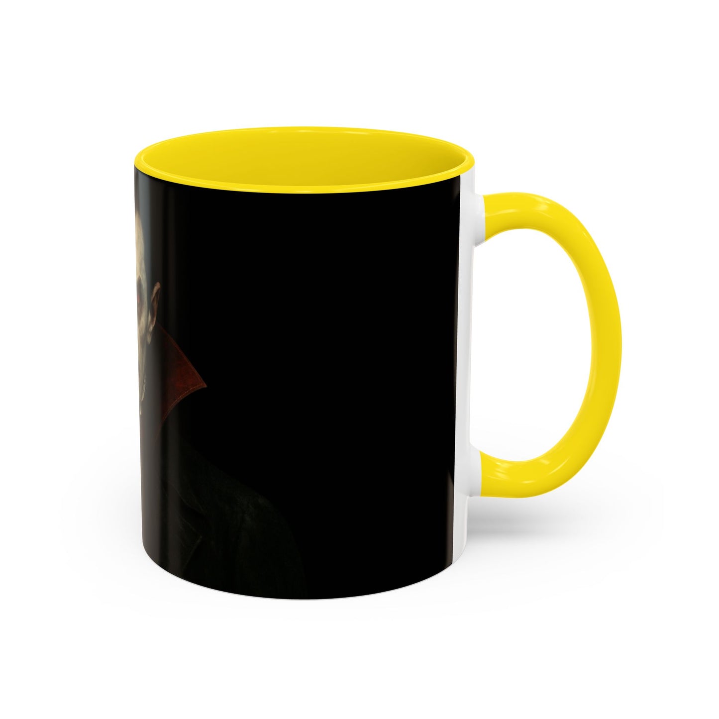 Gothic Dracula Vampire Accent Coffee Mug | Spooky Halloween Gift, Unique Home Decor, Collector's Mug, Coffee Lover's Gift