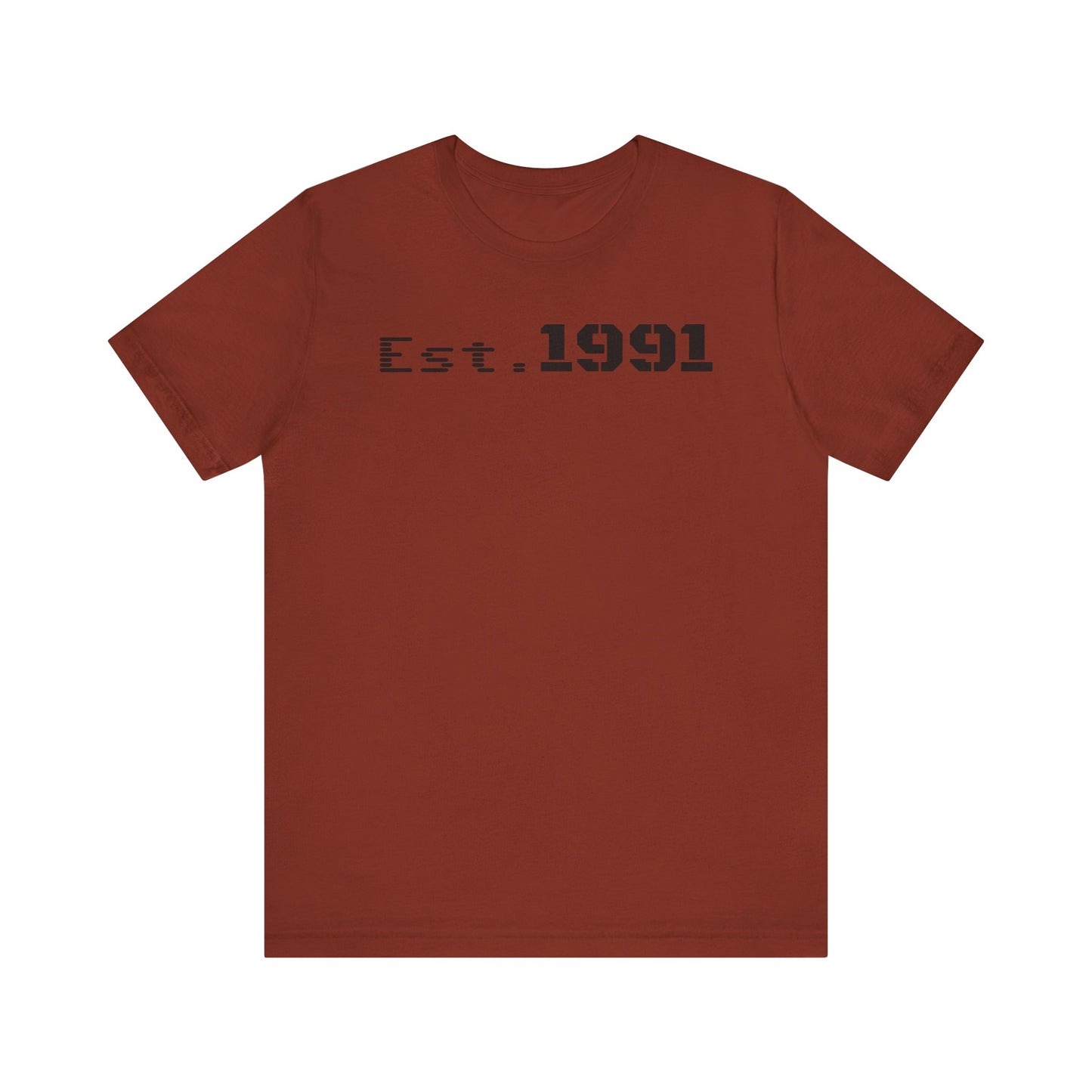 Established 1991 Unisex Jersey Tee | Vintage Anniversary Gift | Casual Wear, Birthday Shirt, Retro Style, Statement Tee, Gift for Him/Her