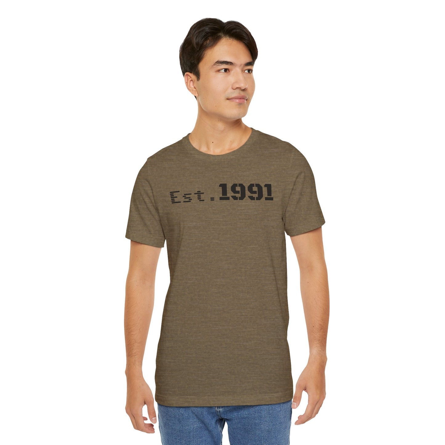 Established 1991 Unisex Jersey Tee | Vintage Anniversary Gift | Casual Wear, Birthday Shirt, Retro Style, Statement Tee, Gift for Him/Her