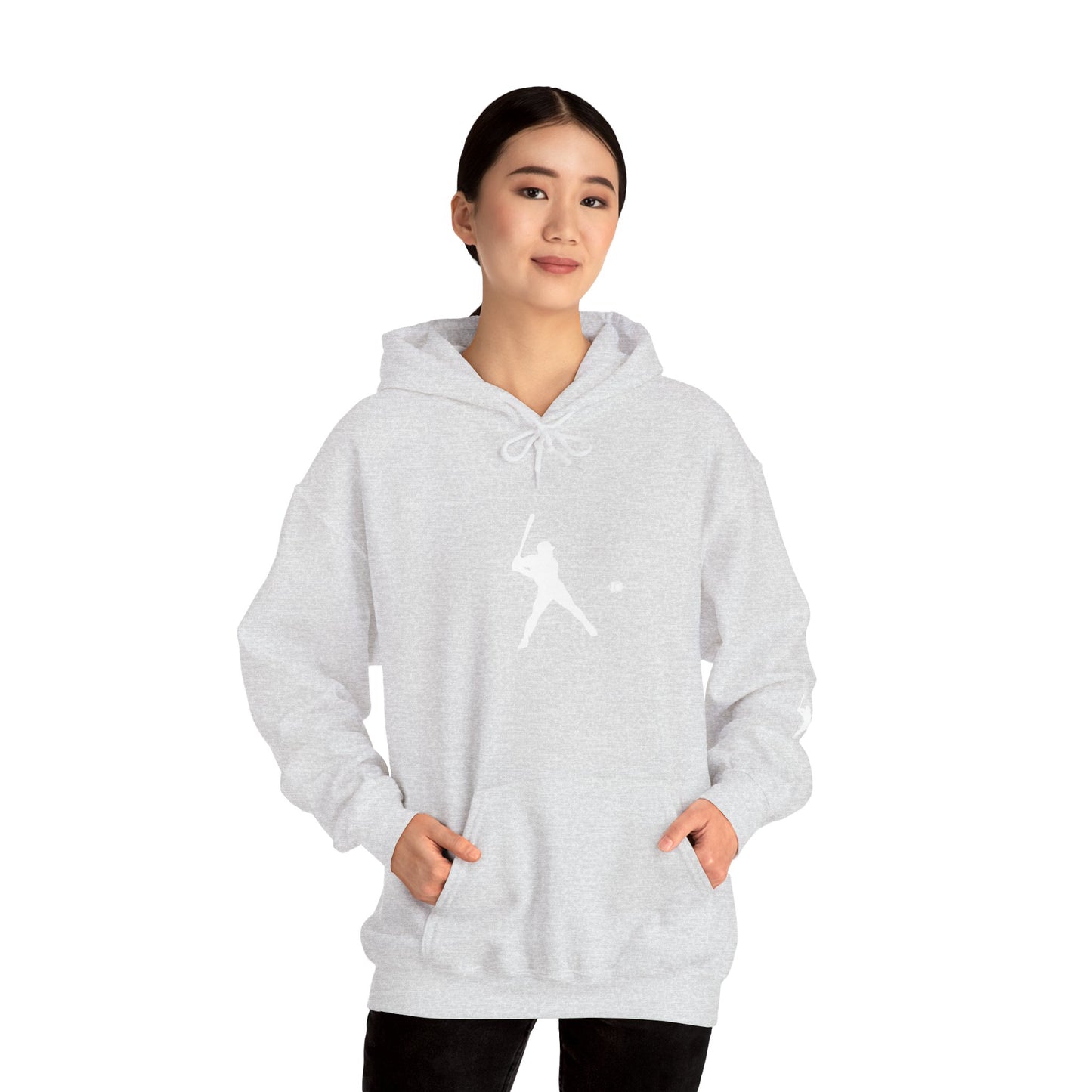 Sporty Unisex Baseball Hooded Sweatshirt, Casual Hoodie for Athletes, Perfect for Gifts, Comfy Streetwear, Ideal for Sports Events, Personal Use