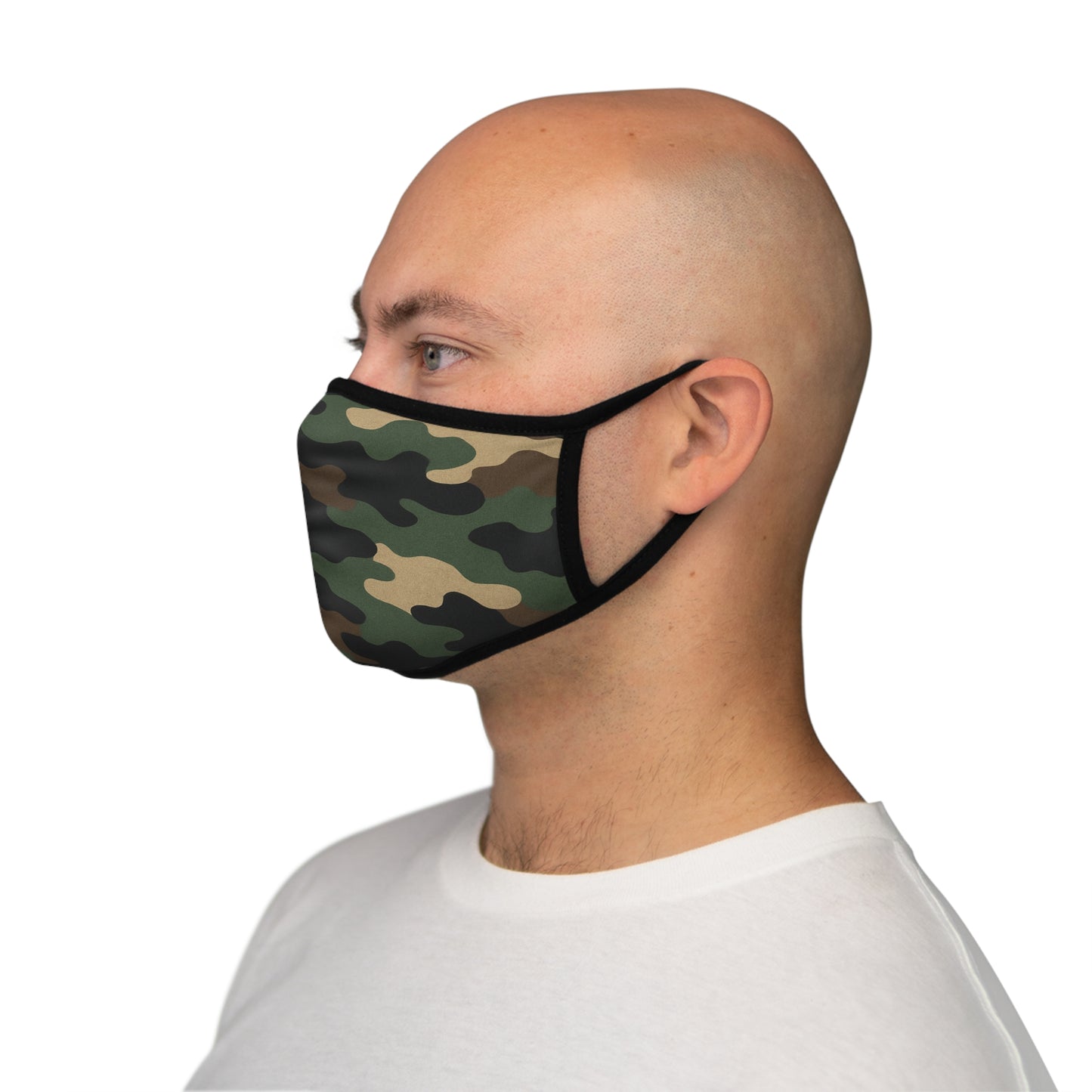 Camouflage Fitted Face Mask | Stylish Reusable Mask for Outdoor Activities, Fashionable Protection for Everyday Use, Gifts for Him