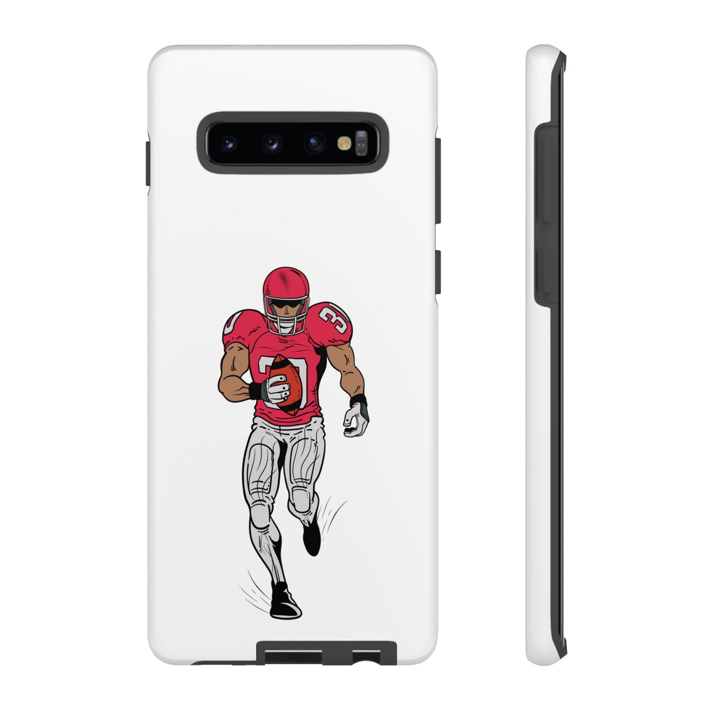 Football Player Tough Case, Sports Phone Cover, Athlete Gift, Tough Phone Case, Fall Sports, Football Lover's Accessory