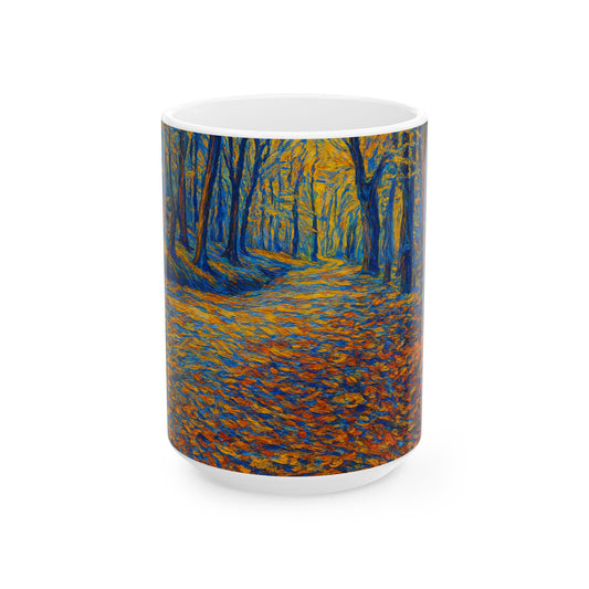 Colorful Abstract Pathway Ceramic Mug