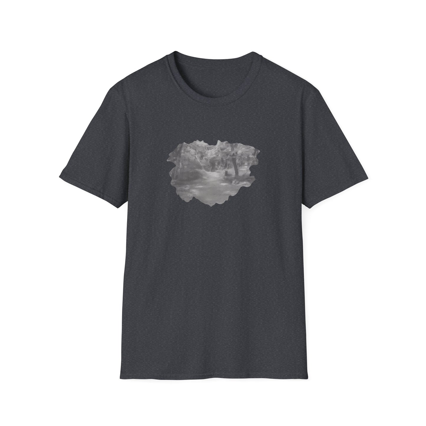 Serene Nature Landscape T-Shirt - Comfortable Unisex Tee, Outdoor Adventures, Nature Lover Gift, Casual Wear, Stylish Spring Top
