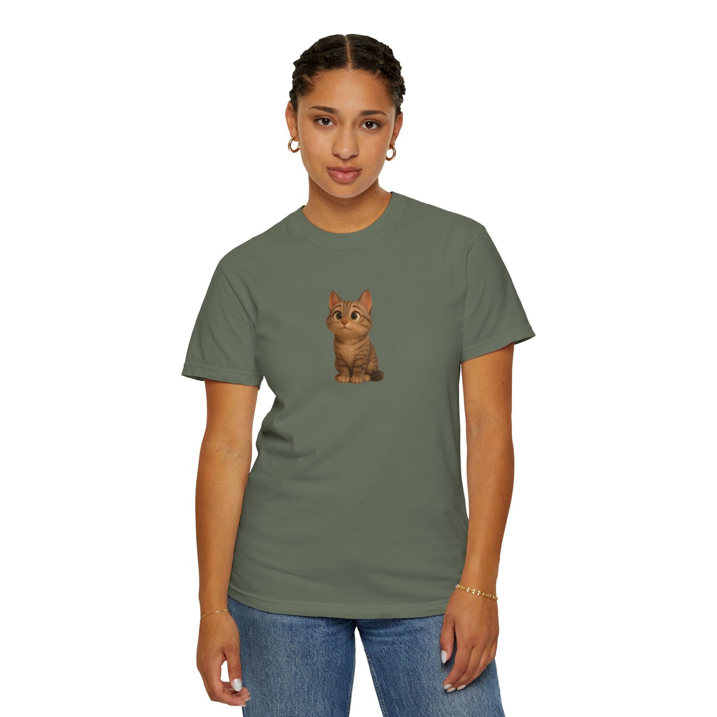 Cute Cat Graphic T-Shirt, Casual Wear, Cat Lover Gift, Everyday Tee, Animal Lover Apparel, Perfect for Birthdays & Holidays