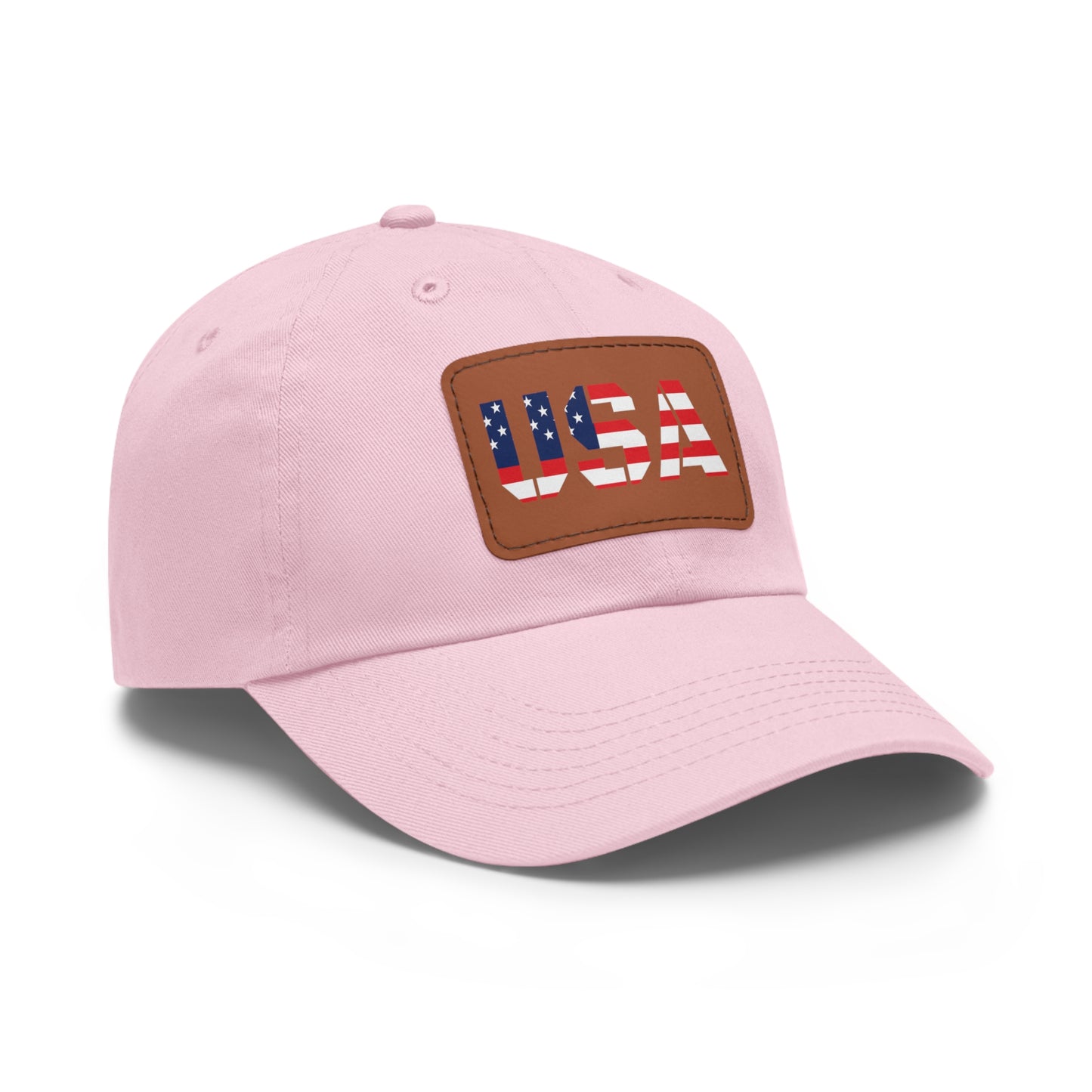 Dad Hat with USA Leather Patch