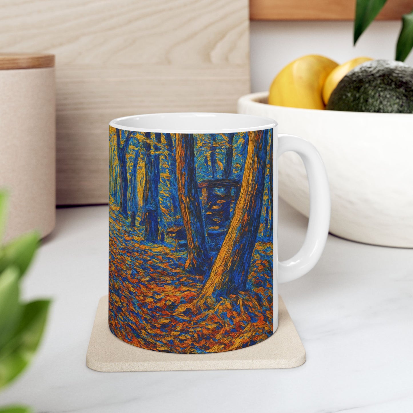 Colorful Abstract Pathway Ceramic Mug
