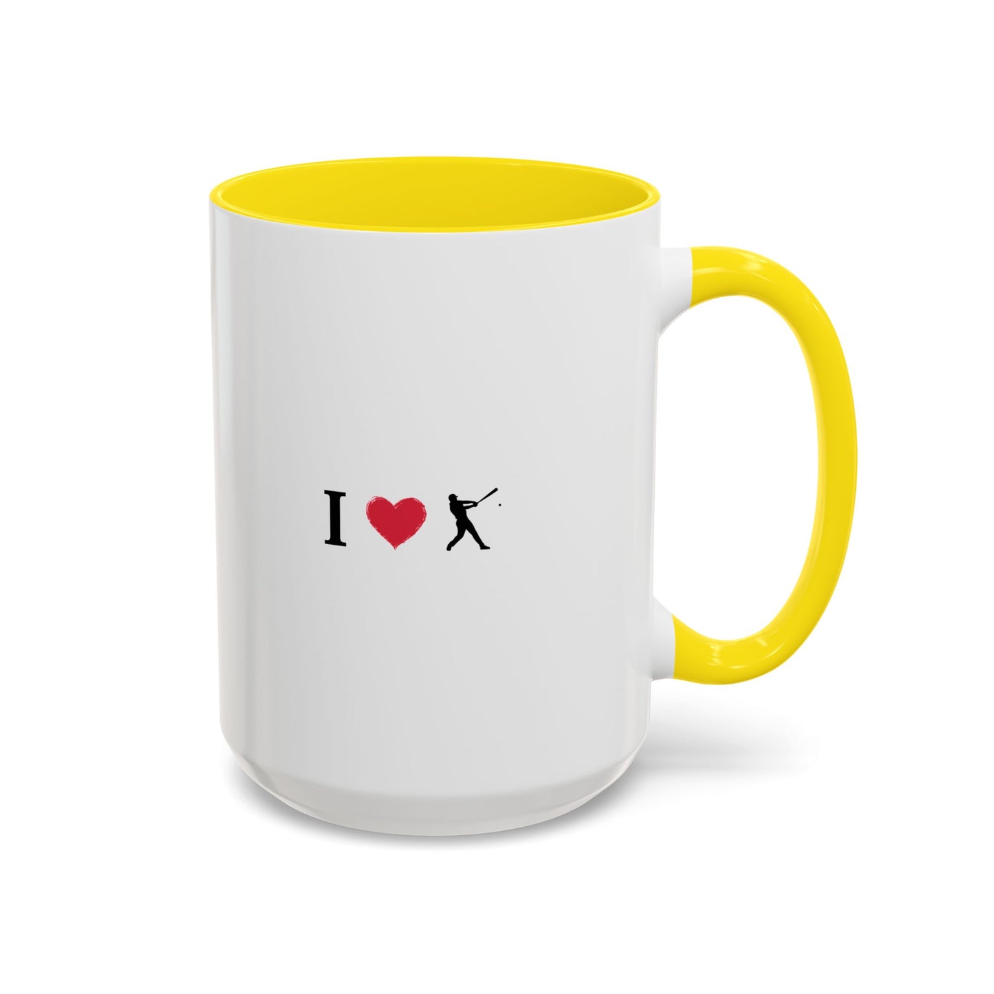Baseball Love Accent Coffee Mug – Perfect Gift for Sports Fans, Home or Office Use, Great for Birthdays, Anniversaries, and Holidays
