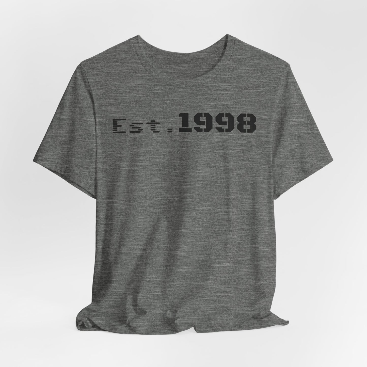 Vintage Est. 1998 Tee - Retro Unisex Shirt for Birthdays, Gifts, Everyday Wear, Casual Style, Nostalgia