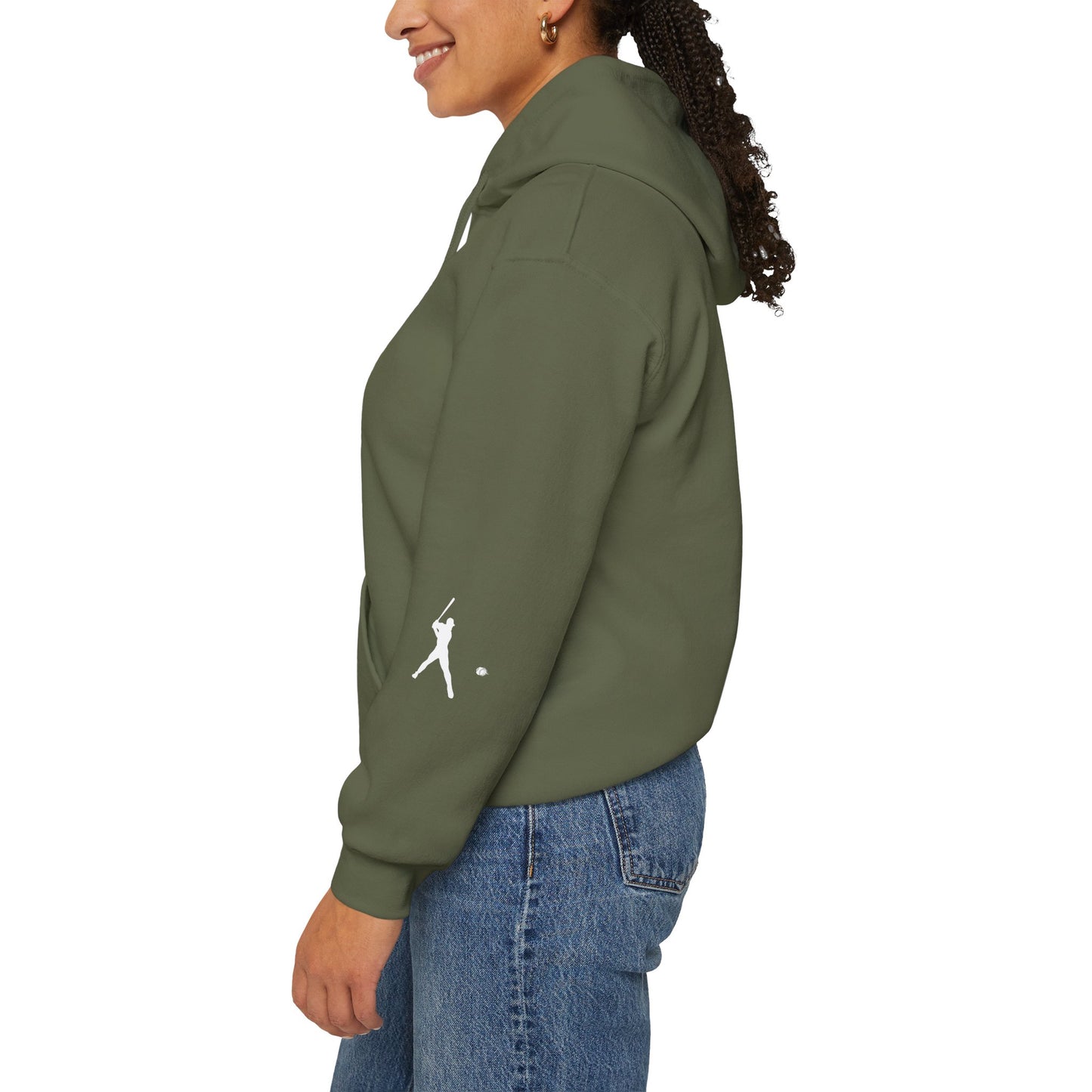 Sporty Unisex Baseball Hooded Sweatshirt, Casual Hoodie for Athletes, Perfect for Gifts, Comfy Streetwear, Ideal for Sports Events, Personal Use
