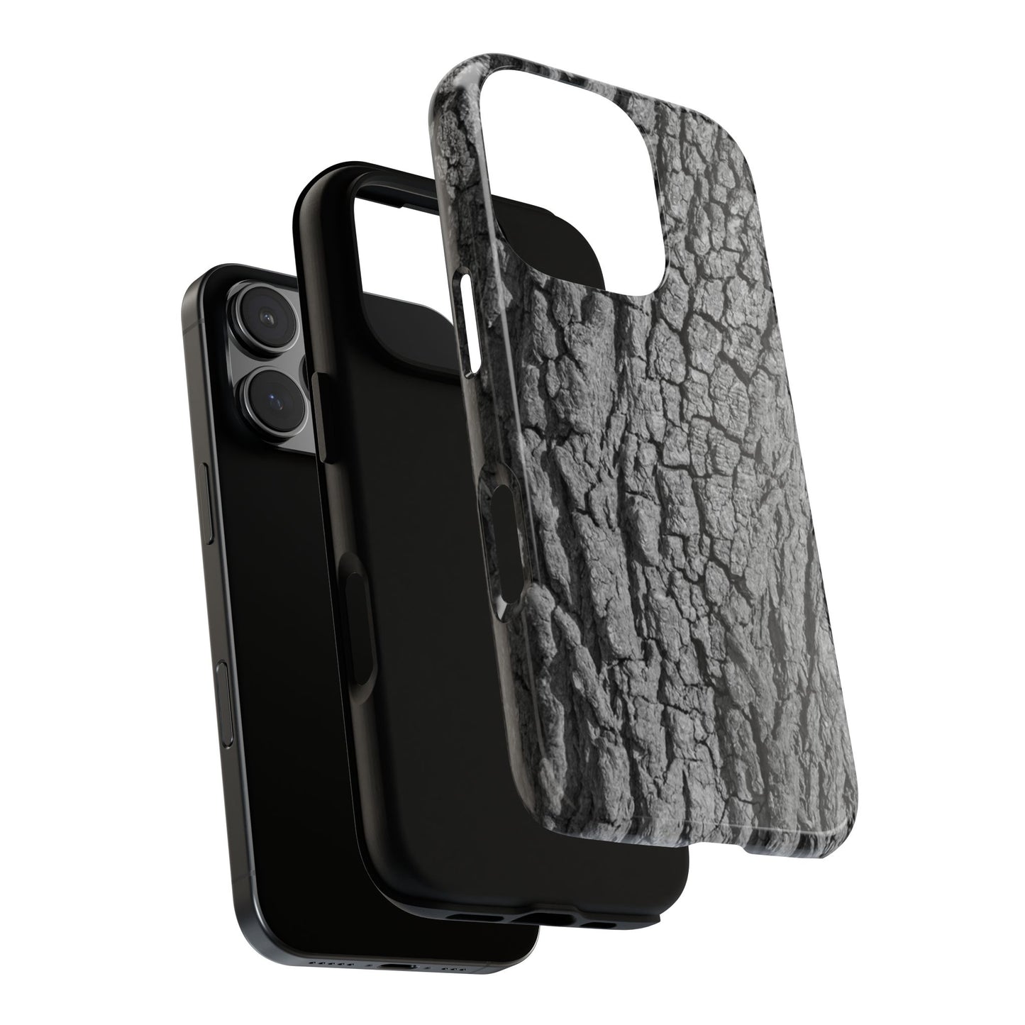 Rustic Bark Phone Case - Tough and Durable Protection