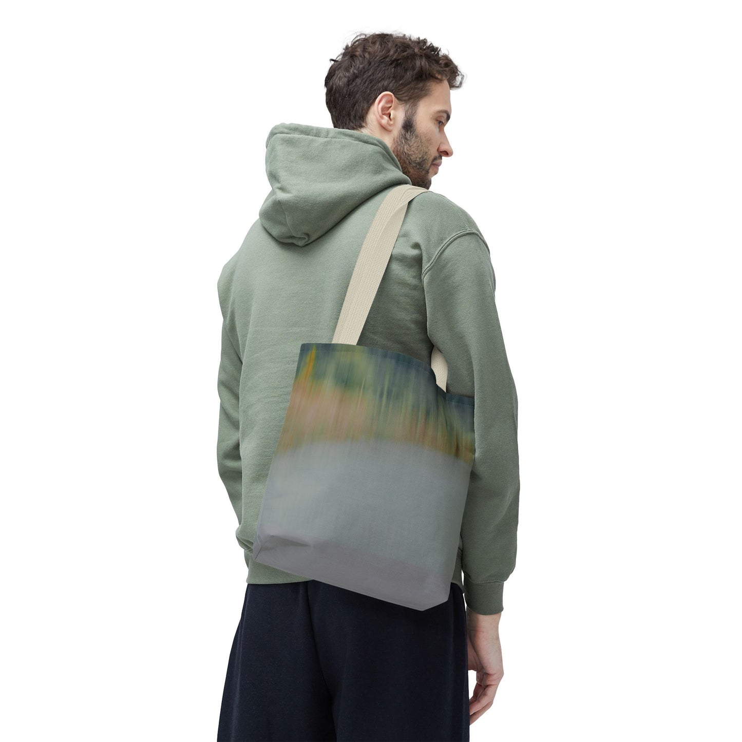 Serene Landscape Tote Bag - Stylish Eco-Friendly Carryall for Everyday Use