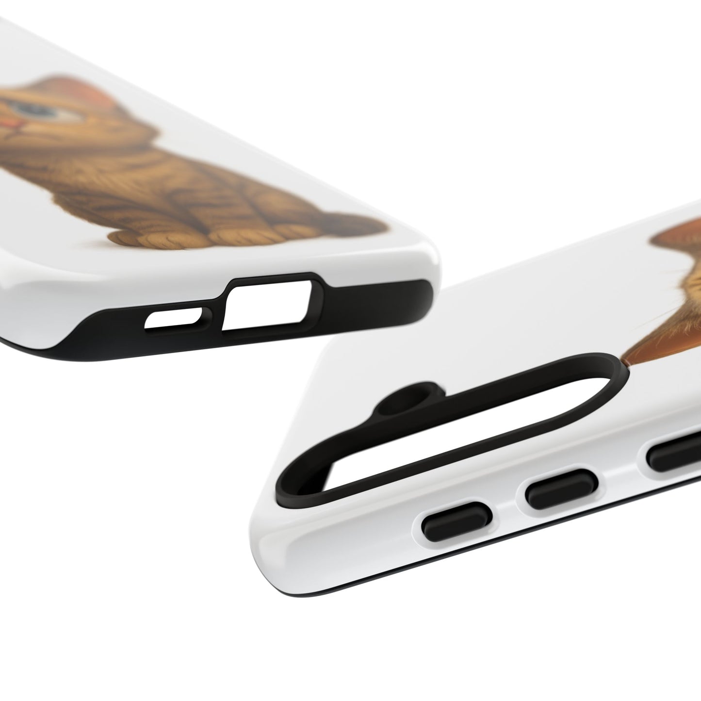 Cute Cat Phone Case, Funny Kitty Case, Animal Lover Gift, Cat Lover Accessory, Unique Cat Design Case, Pet Mom Gift