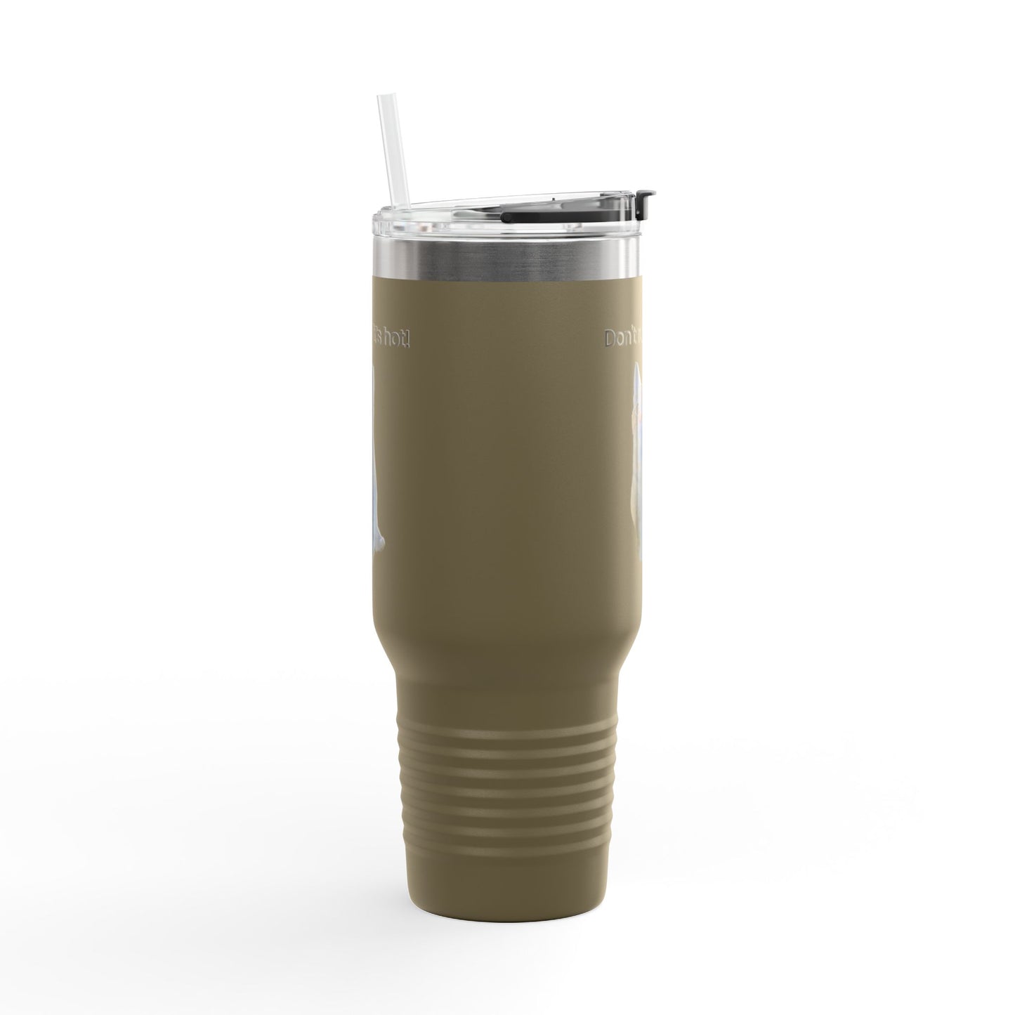 Funny Cat Insulated Travel Mug - 40oz - Perfect for Hot Drinks