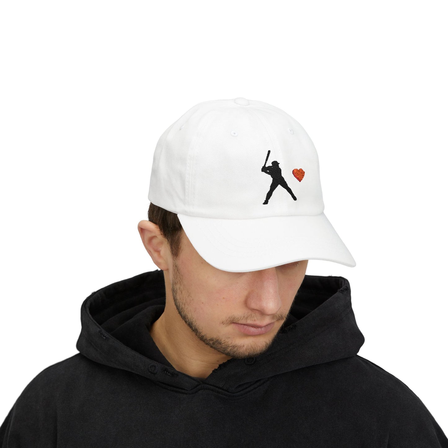 Baseball Love Dad Cap - Perfect Gift for Sports Dads, Father's Day, Casual Wear, Summer Style, Stylish Baseball Hat