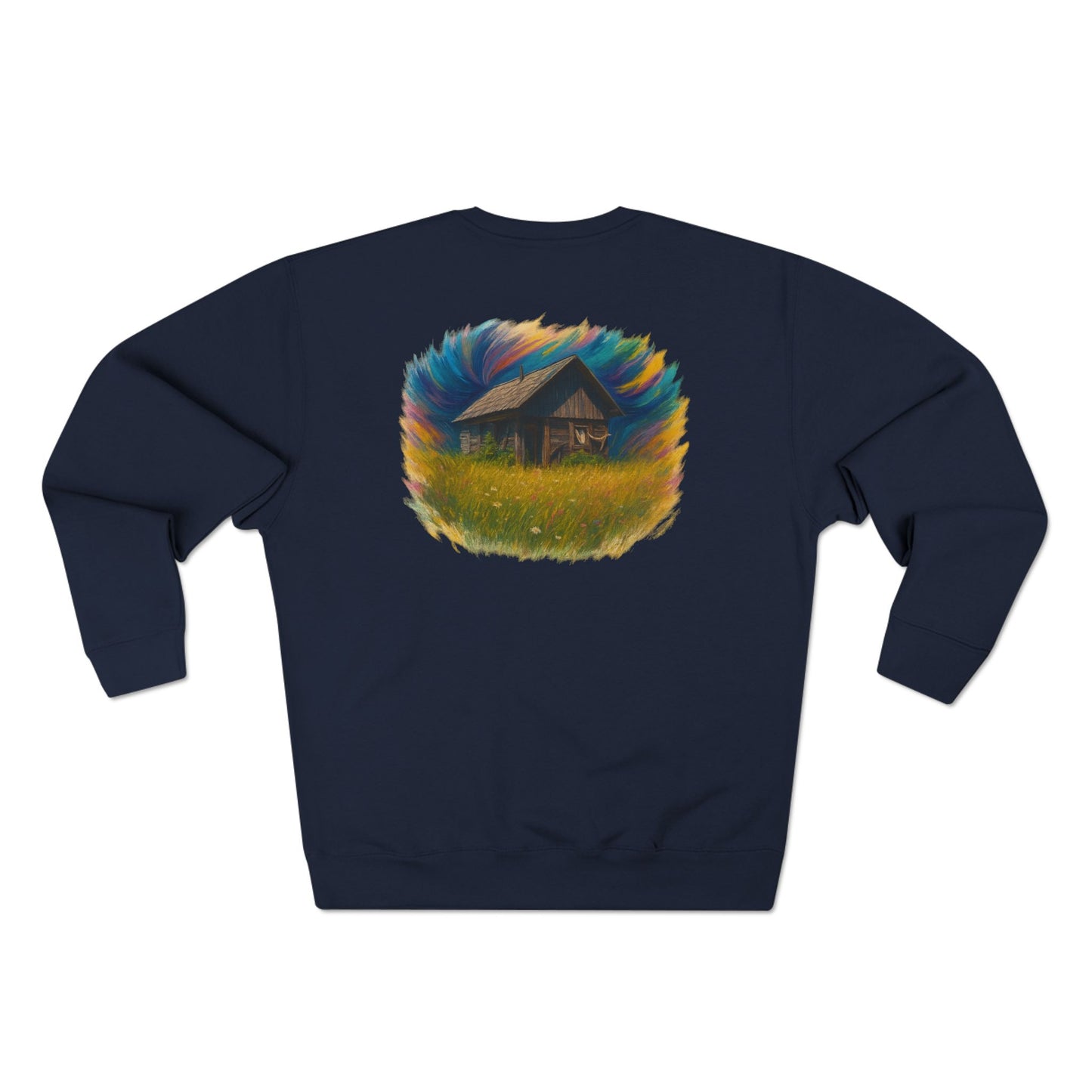 Cozy Dreamers Unisex Crewneck Sweatshirt, Artistic Sweatshirt, Gift for Nature Lovers, Vintage Vibe Apparel, Comfortable Layer, Casual Wear