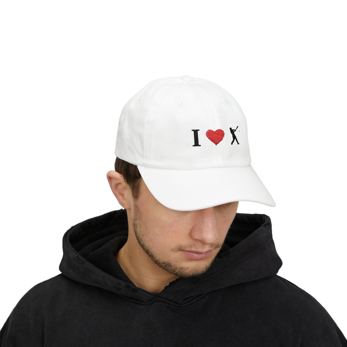 I Love Baseball Dad Cap, Sporty Hat for Dads, Baseball Lover Gift, Father's Day Gift, Casual Everyday Wear