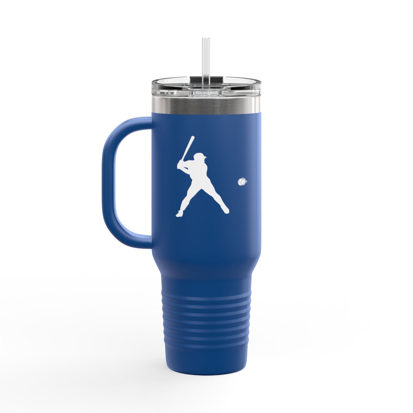 Baseball-Themed Insulated Travel Mug, Perfect for Fans & Athletes, Gift for Sports Lovers, 40oz Drinkware for Home & Road