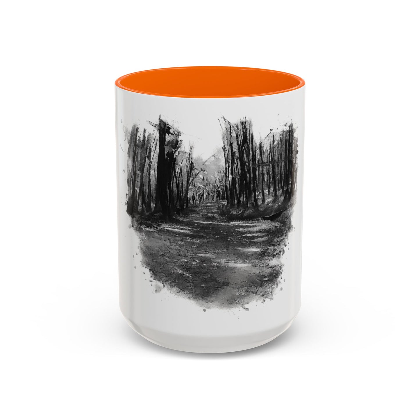 Moody Abstract Forest Coffee Mug | Unique Gift for Nature Lovers, Cozy Home Decor, Perfect for Coffee, Tea, and Hot Chocolate