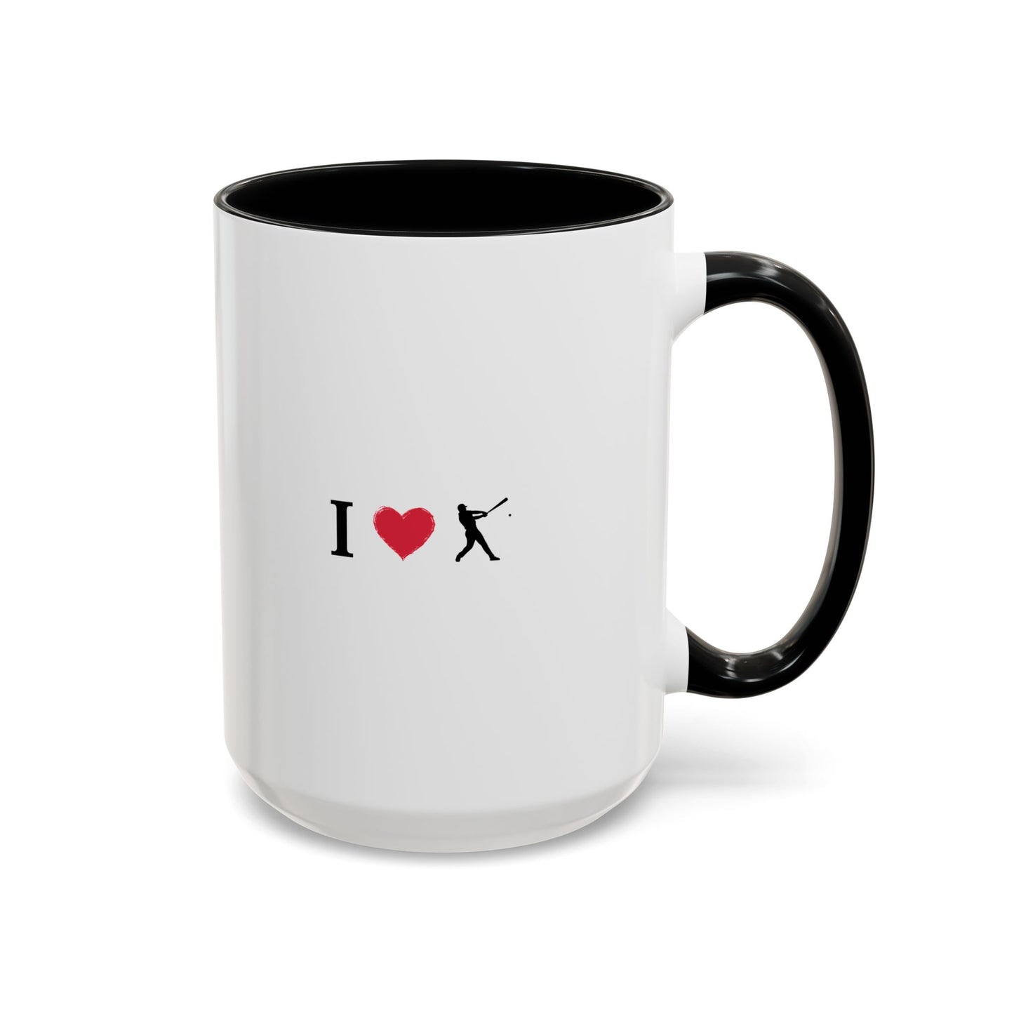 Baseball Love Accent Coffee Mug – Perfect Gift for Sports Fans, Home or Office Use, Great for Birthdays, Anniversaries, and Holidays