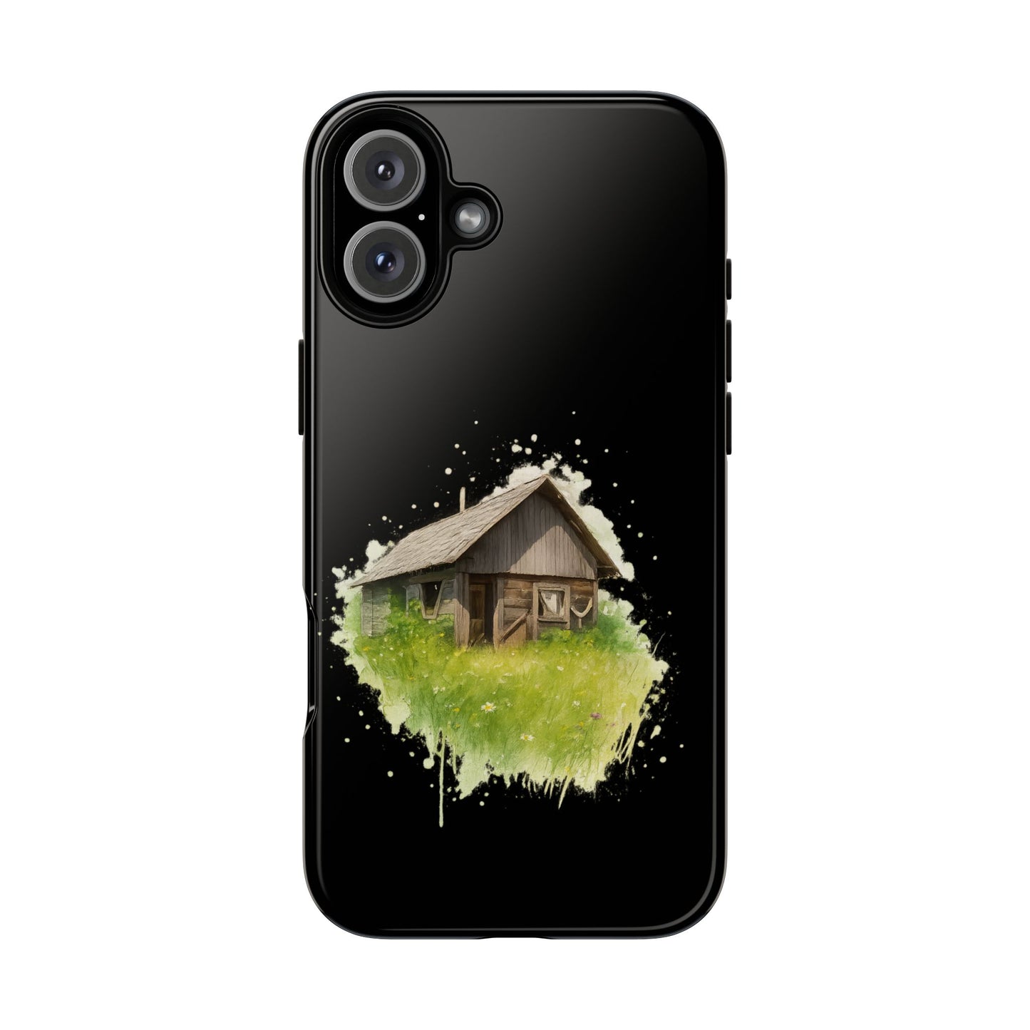 Rustic Farmhouse Phone Case, Cute Cottage Design, Tough Cases for Nature Lovers, Eco-Friendly Gift, Customizable Tech Accessories
