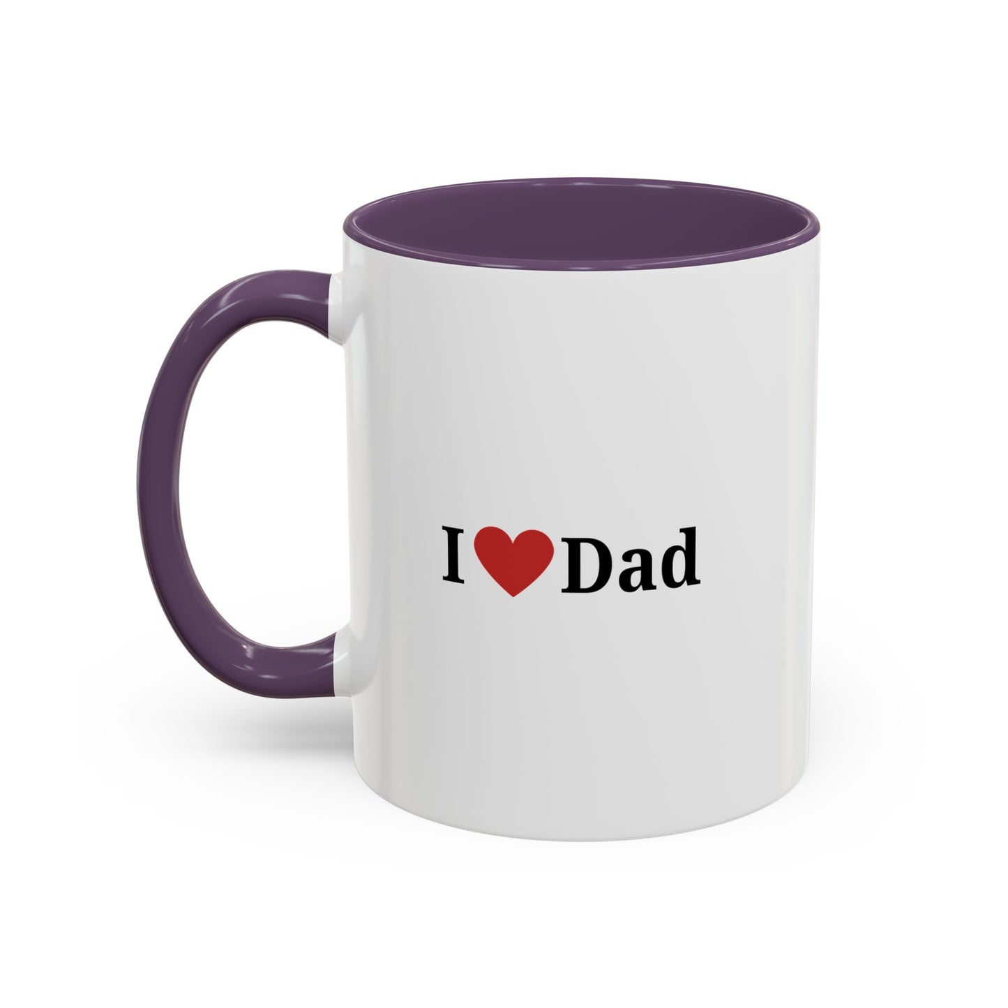 I Love Dad Accent Coffee Mug - Perfect Gift for Father's Day & Birthdays