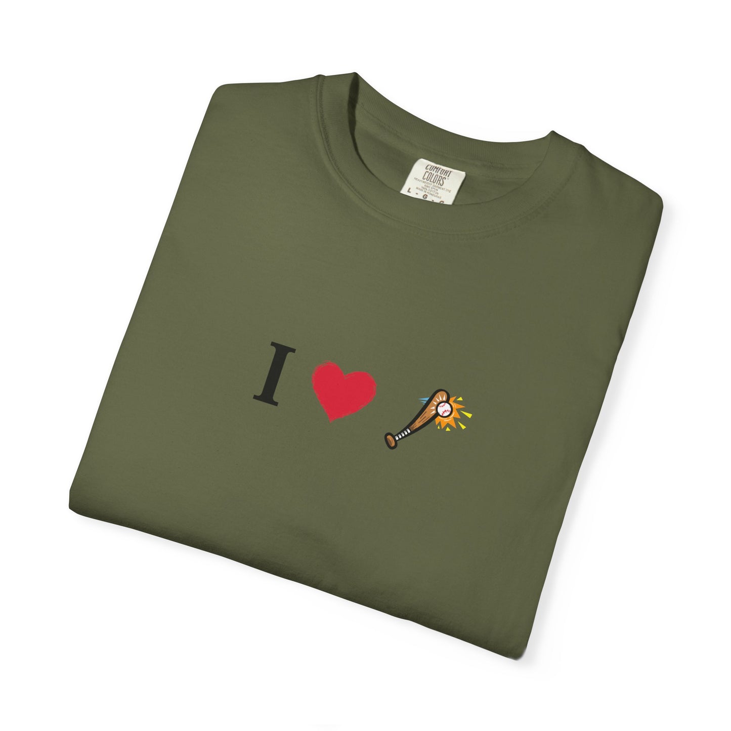 I Love Baseball Unisex Tee, Gift for Couples, Cute Matching T-Shirts, Casual Everyday Wear, Anniversary Present, Love Shirt
