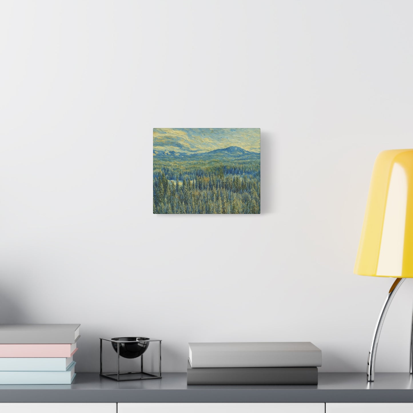 Scenic Landscape Canvas Print, Rustic Home Decor, Wall Art for Nature Lovers, Gift for Art Enthusiasts, Serene Forest Artwork