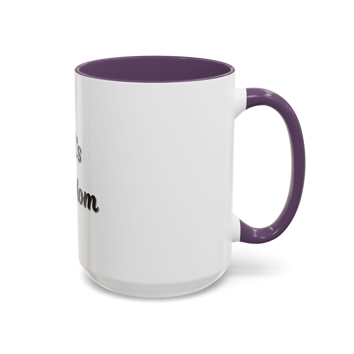 World's Best Mom Accent Coffee Mug - 11oz & 15oz - Perfect Gift for Mother's Day