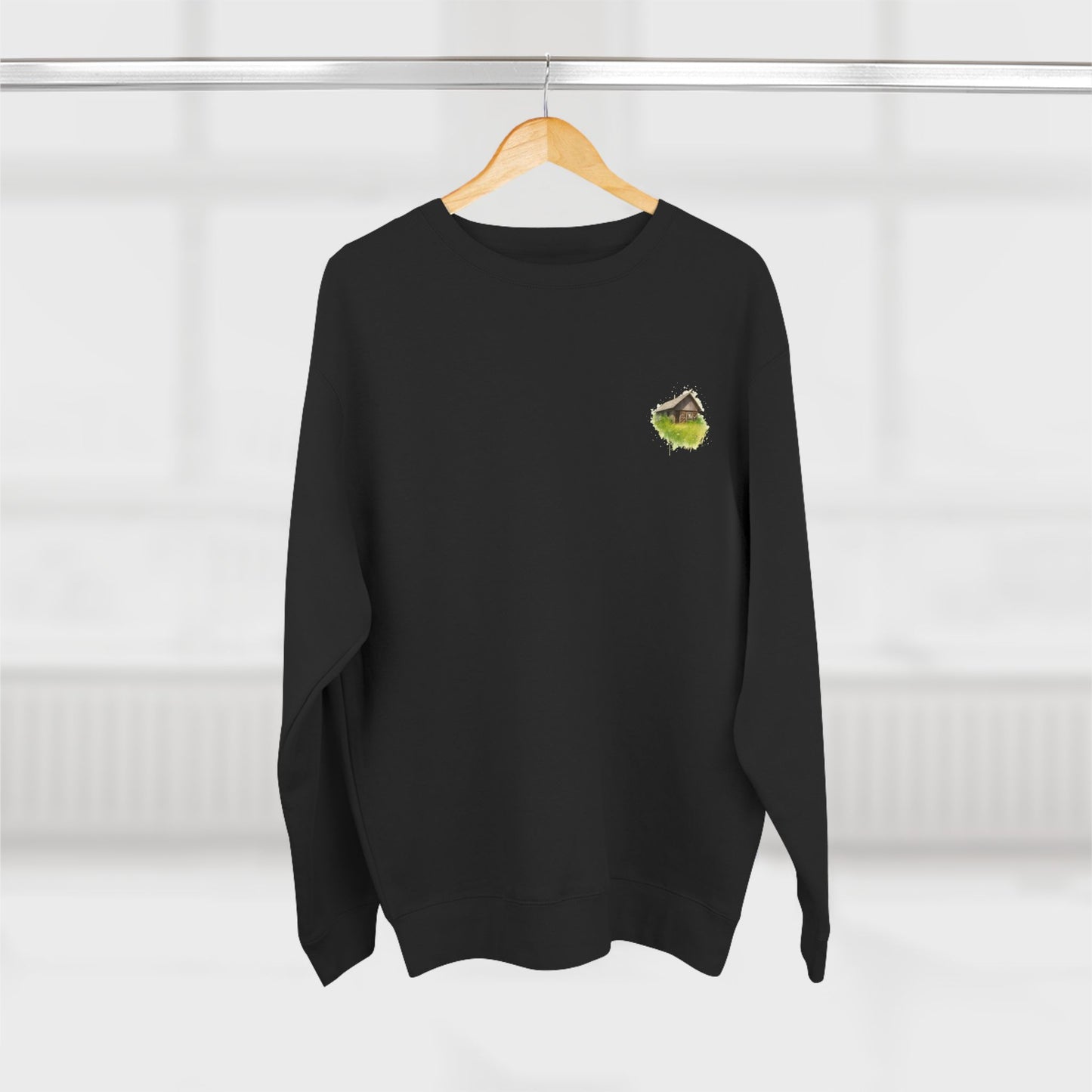 Cozy Art Print Crewneck Sweatshirt: Nature Lover, Graphic Sweater, Unique Gift, Home Decor Apparel, Casual Style