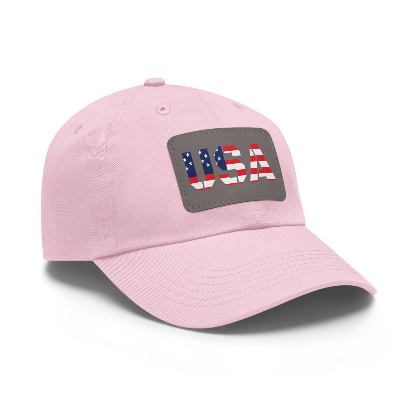 Dad Hat with USA Leather Patch
