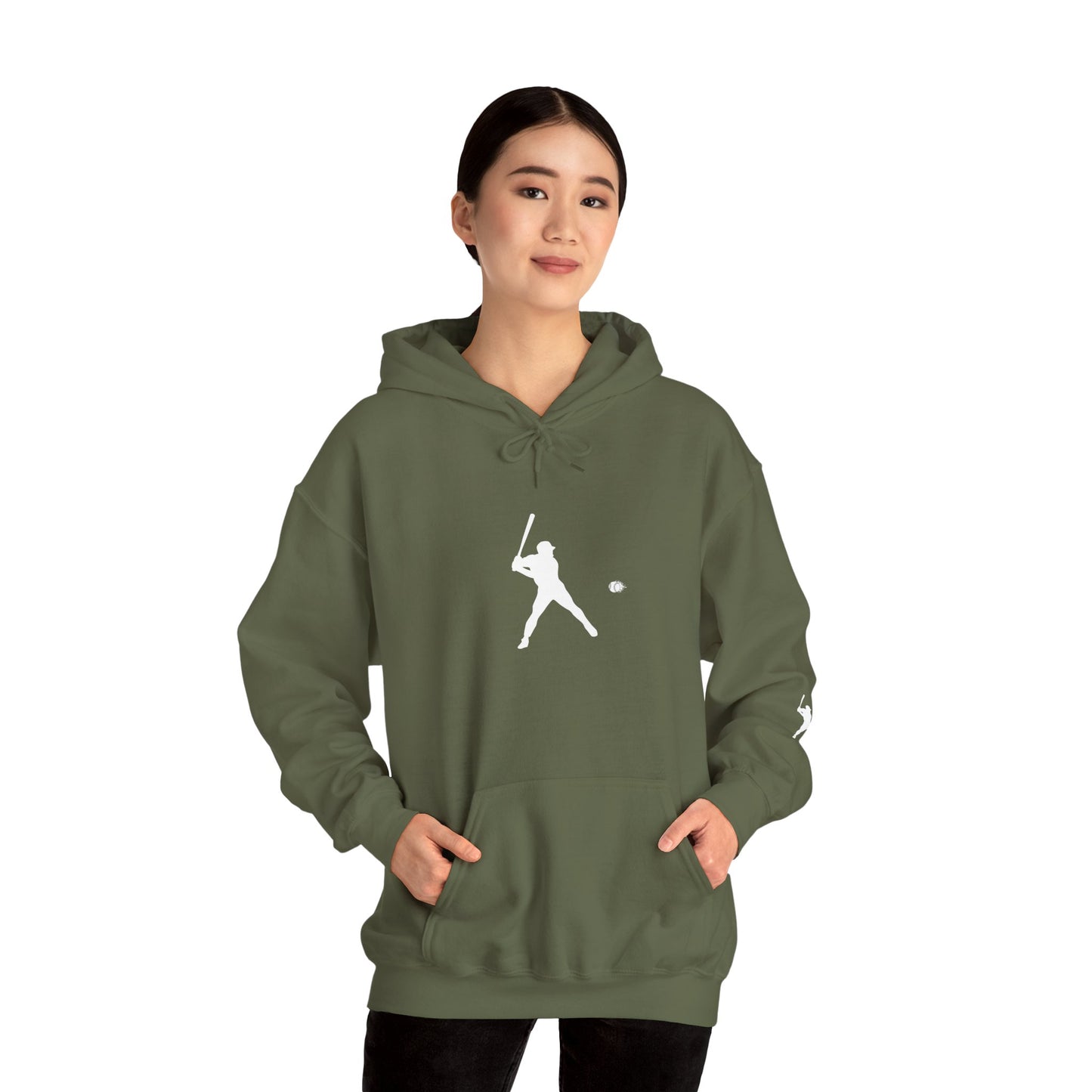 Sporty Unisex Baseball Hooded Sweatshirt, Casual Hoodie for Athletes, Perfect for Gifts, Comfy Streetwear, Ideal for Sports Events, Personal Use