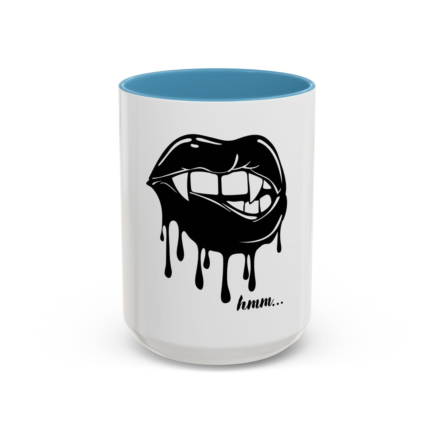 Vampire Lip Accent Coffee Mug - 11oz & 15oz - Unique Halloween Gift