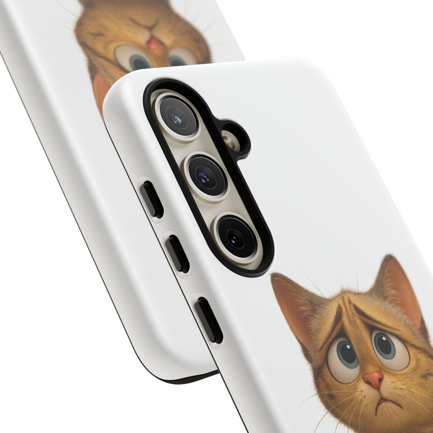 Cute Cat Phone Case, Funny Kitty Case, Animal Lover Gift, Cat Lover Accessory, Unique Cat Design Case, Pet Mom Gift